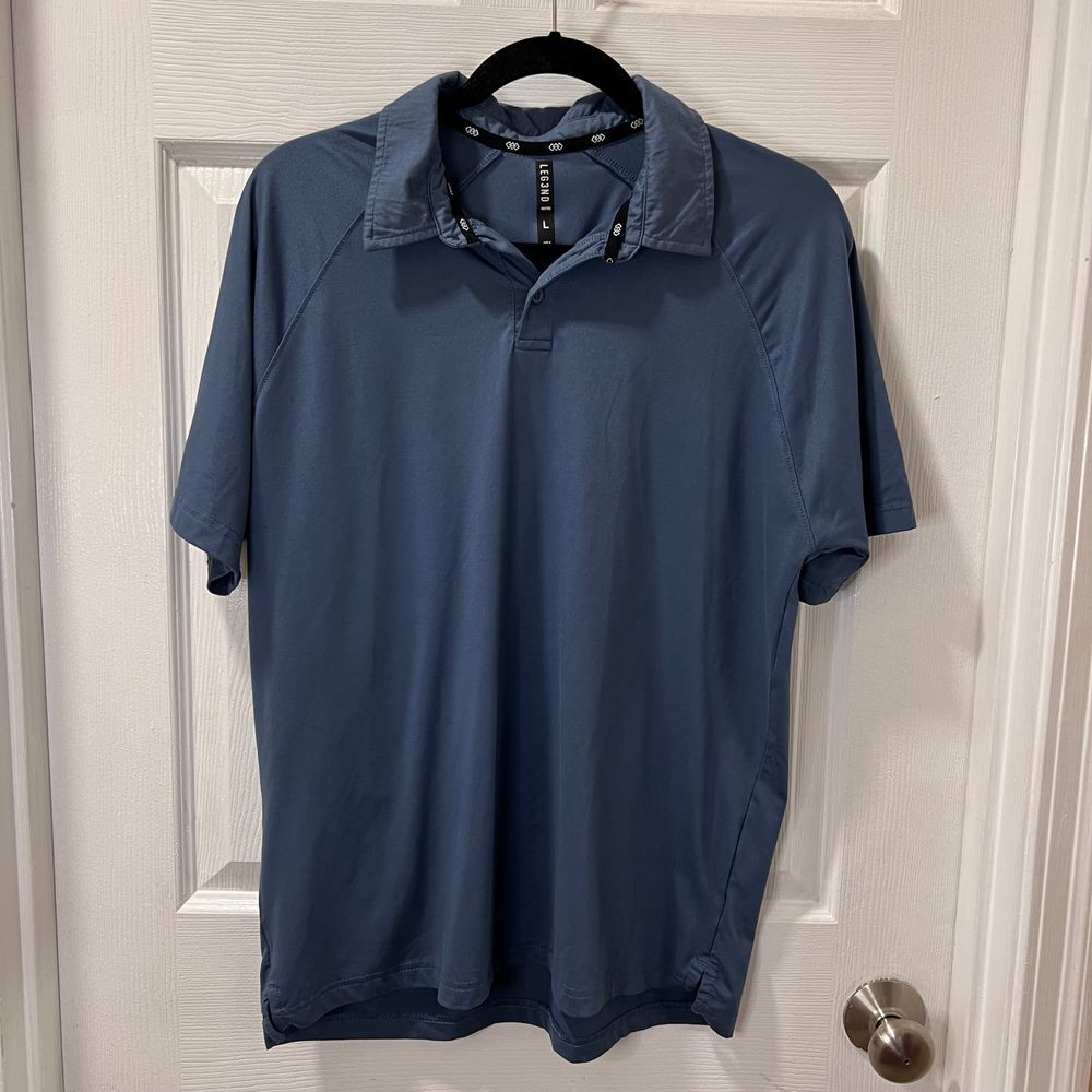 Legend Athletic Performance Polo Shirt Moisture-Wicking‎ Breathable Shirt Size L